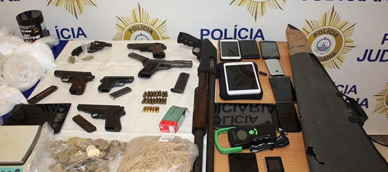 PJ armas apreendidas