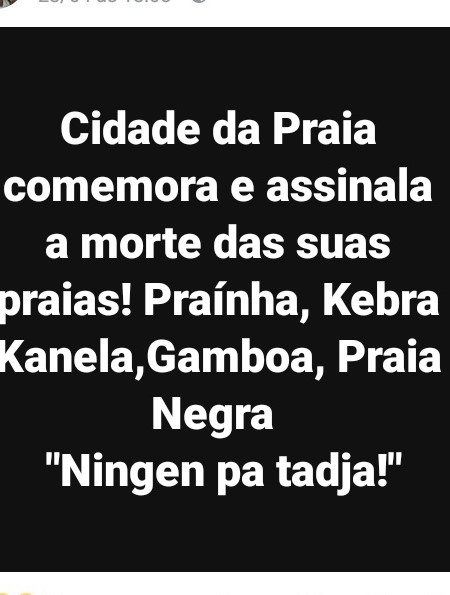 post tony kaya sobre praia